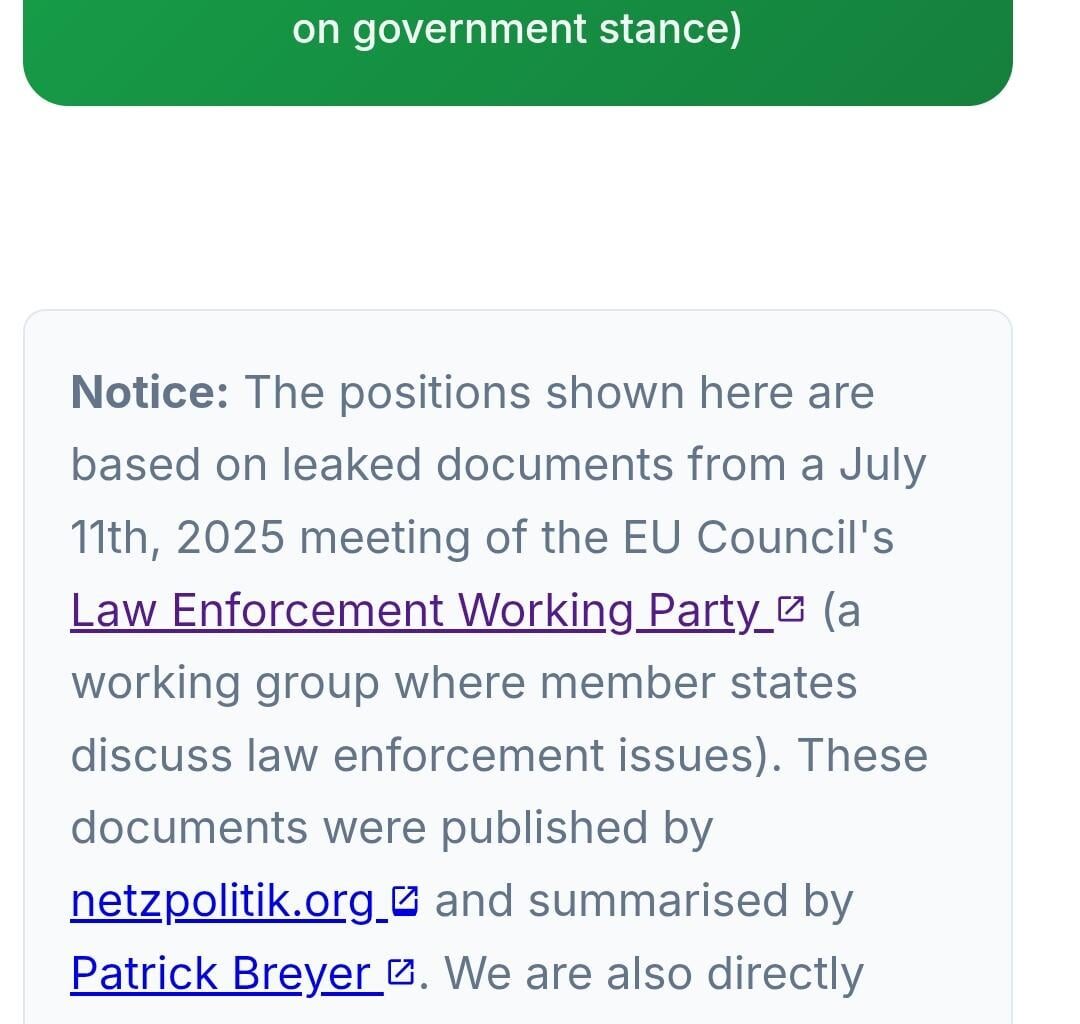 Our politicians are listening!