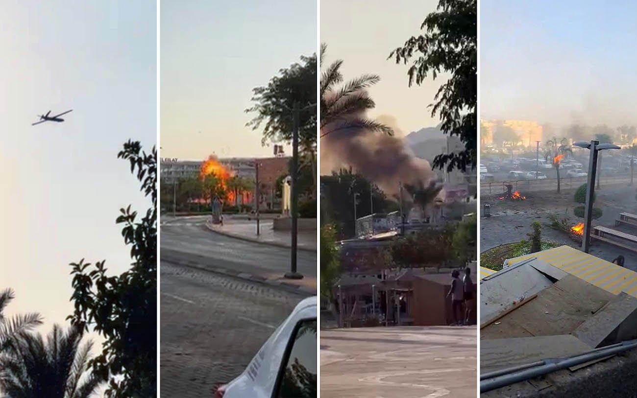 Over 20 wounded, including 2 seriously, in Houthi drone attack on Eilat