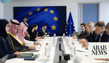 Saudi economy minister holds talks with EU officials