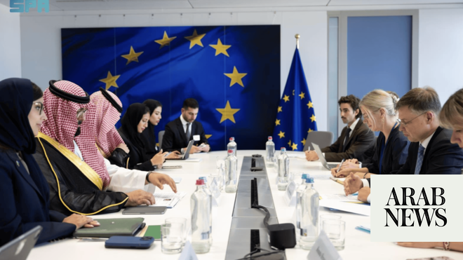 Saudi economy minister holds talks with EU officials