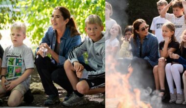 Queen Mary kicks off nature week with schoolchildren in Denmark