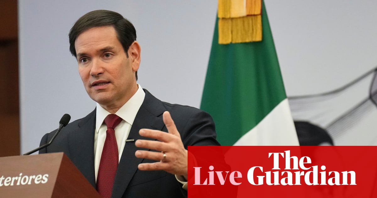 US military to continue targeting vessels belonging to alleged Venezuelan drug cartels, Rubio warns – live | Trump administration