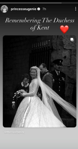 Princess Eugenie breaks silence on Duchess of Kents death after missing funeral