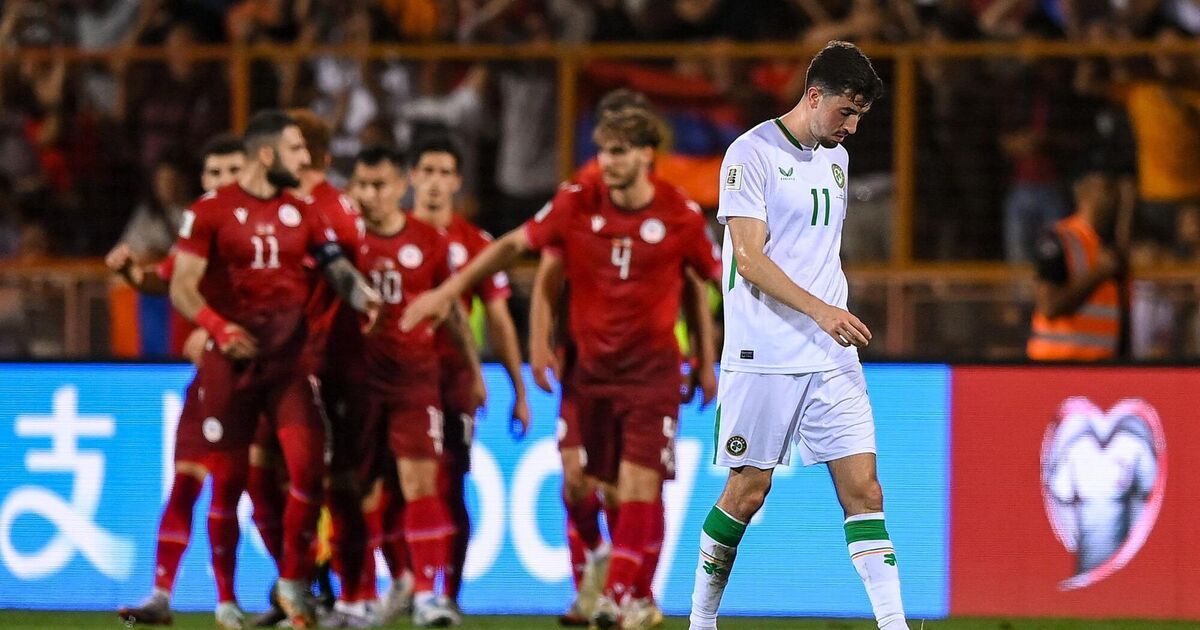 Ireland's World Cup hopes in critical condition after defeat in Armenia
