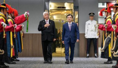 Japan and South Korea defense chiefs agree to regular visits, tech cooperation