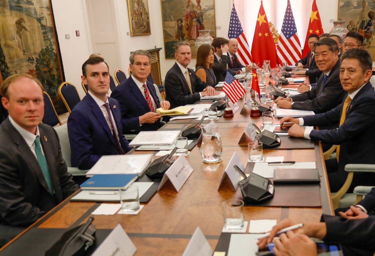 U.S., China end first day of talks in Spain on trade, TikTok deadline
