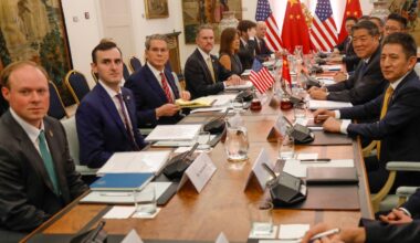 U.S., China end first day of talks in Spain on trade, TikTok deadline