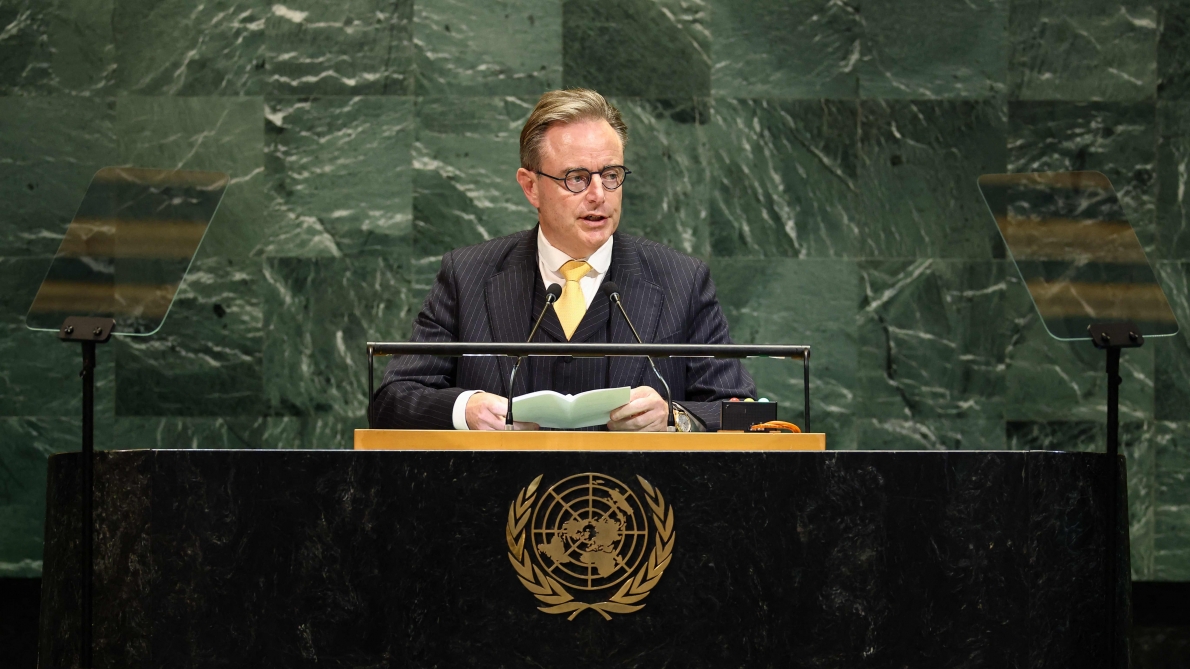 Bart De Wever s’est exprimé pour la première fois à la tribune de l’ONU: « Aujourd’hui, la géopolitique se réduit souvent à de l’égo-politique »