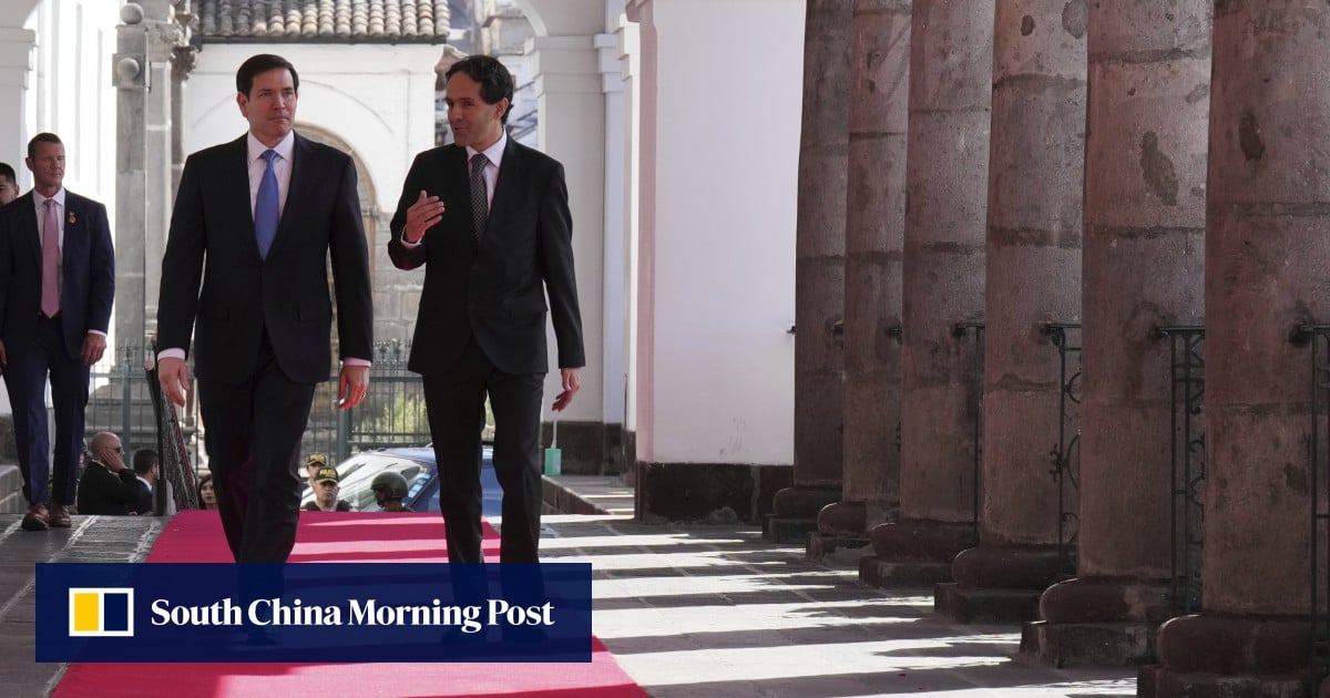 US Secretary of State Marco Rubio eyes tough-security ally in Ecuador