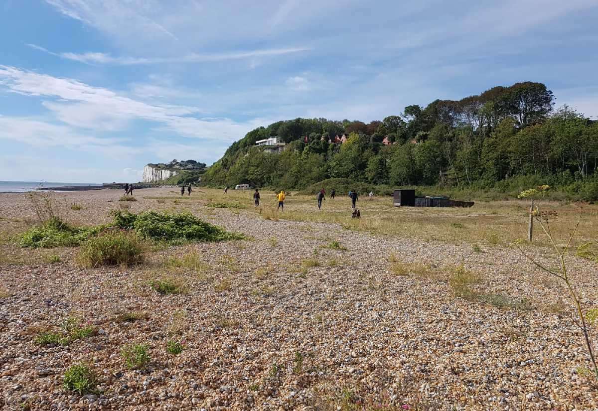 Undetected Channel migrant boat makes land at Kingsdown beach near Deal