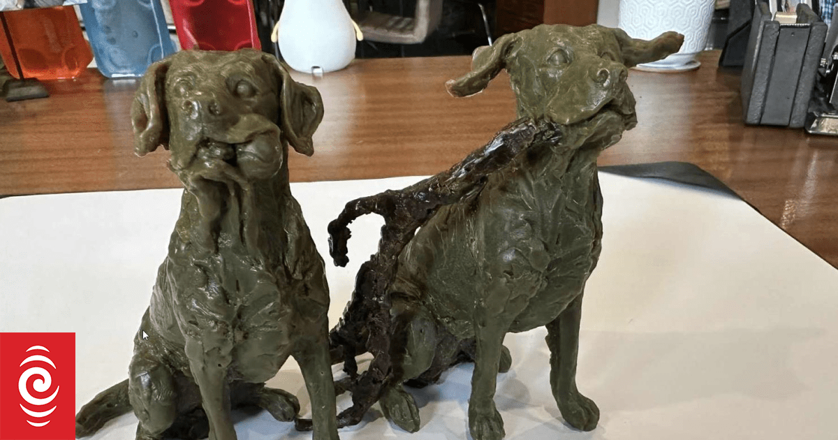 Invercargill's new bronze dogs prove contentious
