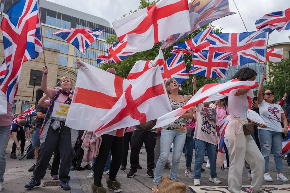 Protesters have clashed across the UK this weekend (Getty Images)