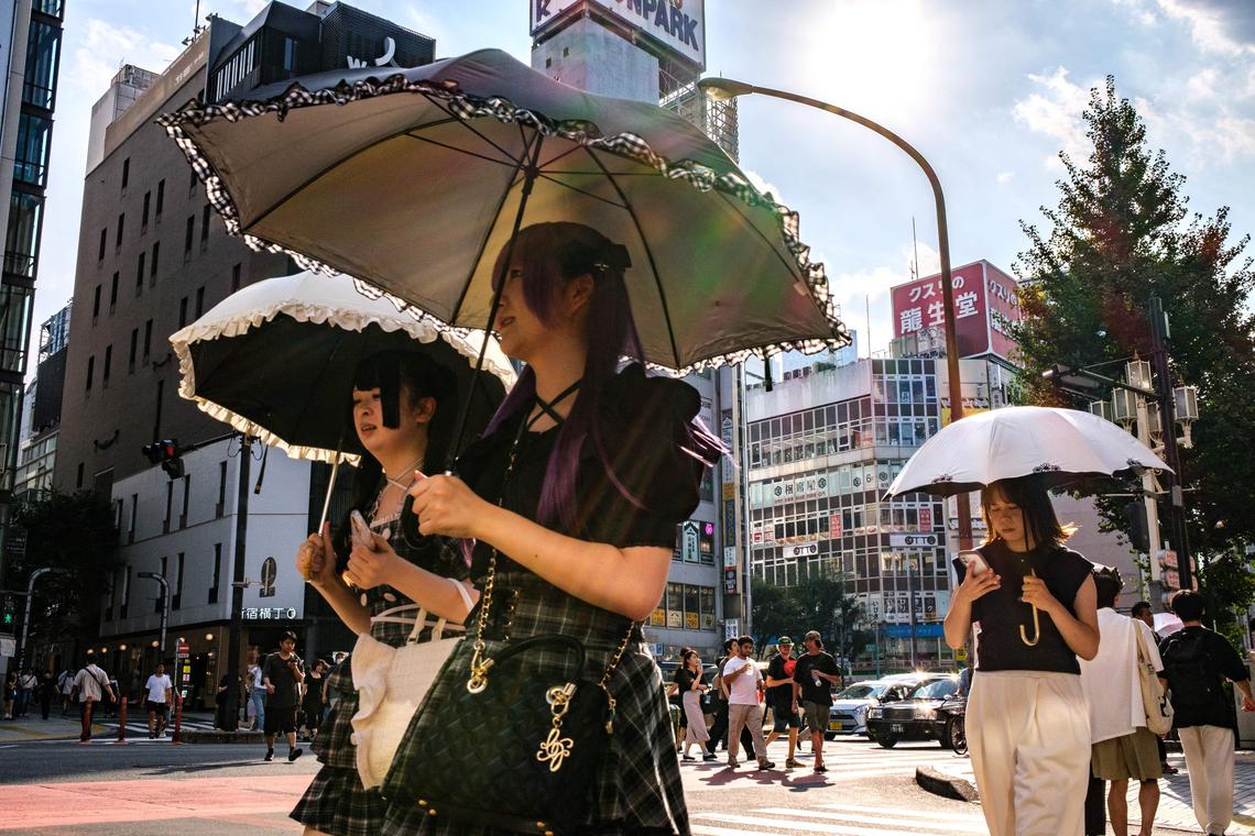 Many parts of Asia experienced above-average temperatures during a scorching month that neared record highs.