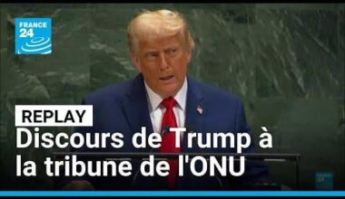 Discours de Trump à la tribune de l'ONU • FRANCE 24