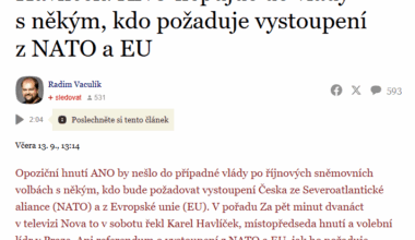 Takže nesloží vládu?