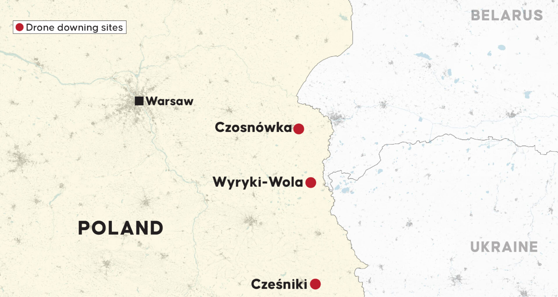 Russian drones shot down in Poland