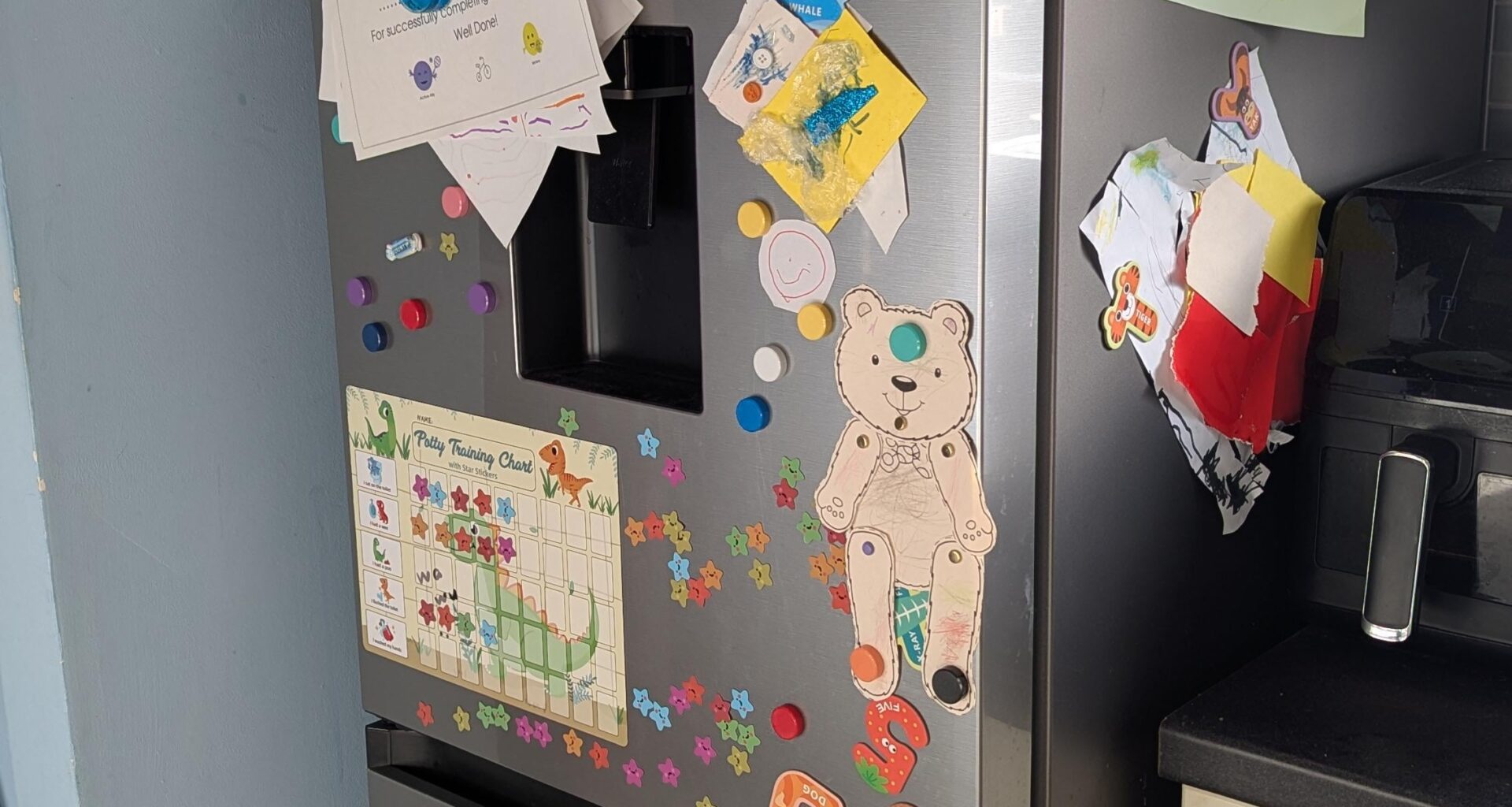 Funny to think we actually considered the aesthetics of our fridge when we bought it.