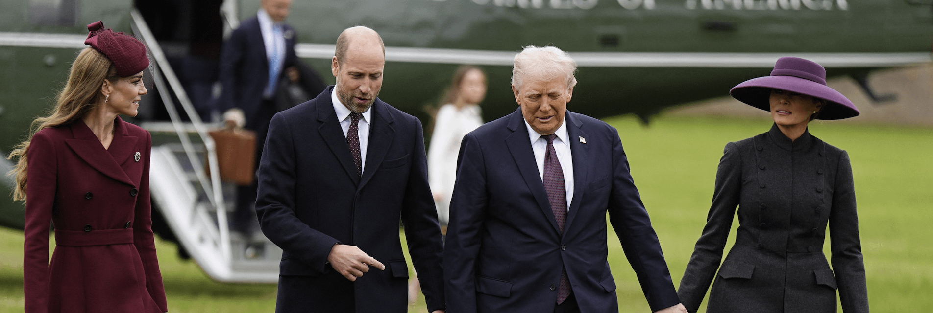 Melania Trump’s outfit choice when meeting Kate Middleton and Prince William has everyone saying the same thing
