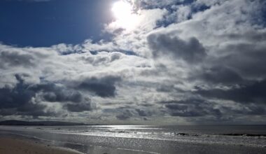 Clouds on Swansea Beach