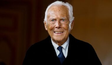 Moteikonet Giorgio Armani (91) er død