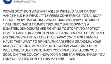 MAGATS are professional liars. They hold the majority in Congress, the Senate, and the Executive branch, yet somehow the shutdown is “Democrats’ fault.” That’s like eating the whole pizza, spilling it on the floor, and then blaming the delivery guy for the mess.