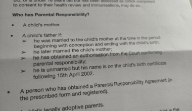 Parental Responsibility for fathers