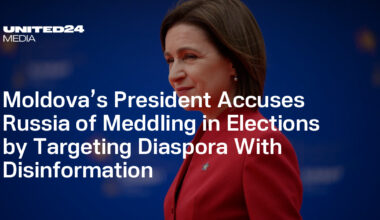 Moldova’s President Accuses Russia of Meddling in Elections by Targeting Diaspora With Disinformation — UNITED24 Media