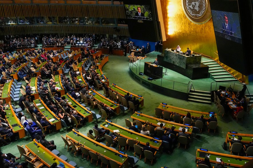  Konferenca o rešitvi dveh držav na sedežu ZN v New Yorku