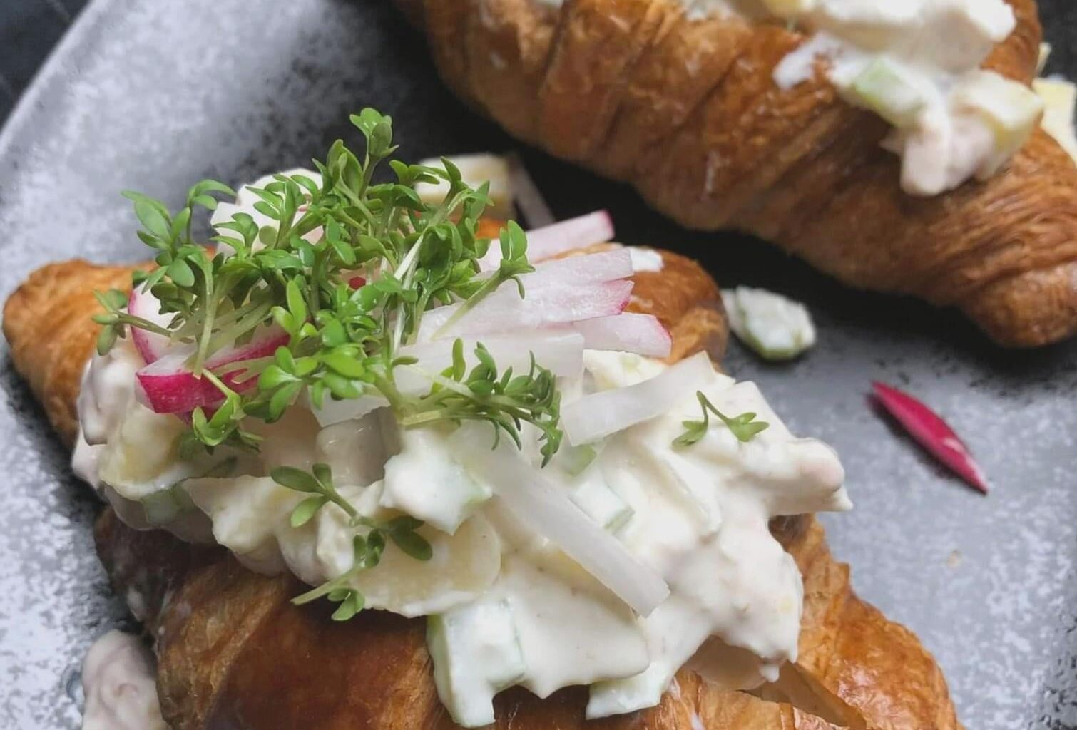 How do you fuck up other European countries food culture? In Denmark we eat croissants with chicken salad.