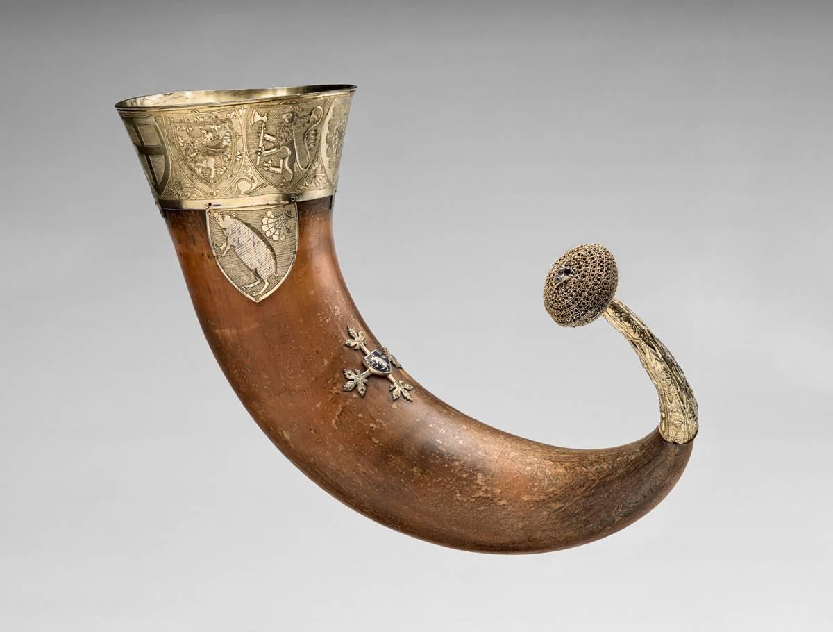 Kongshorn (King's Horn), also known as Haakonshornet (Haakon's Horn), is a drinking horn, probably before 1313, made by a Norwegian goldsmith for King Haakon V of Norway.