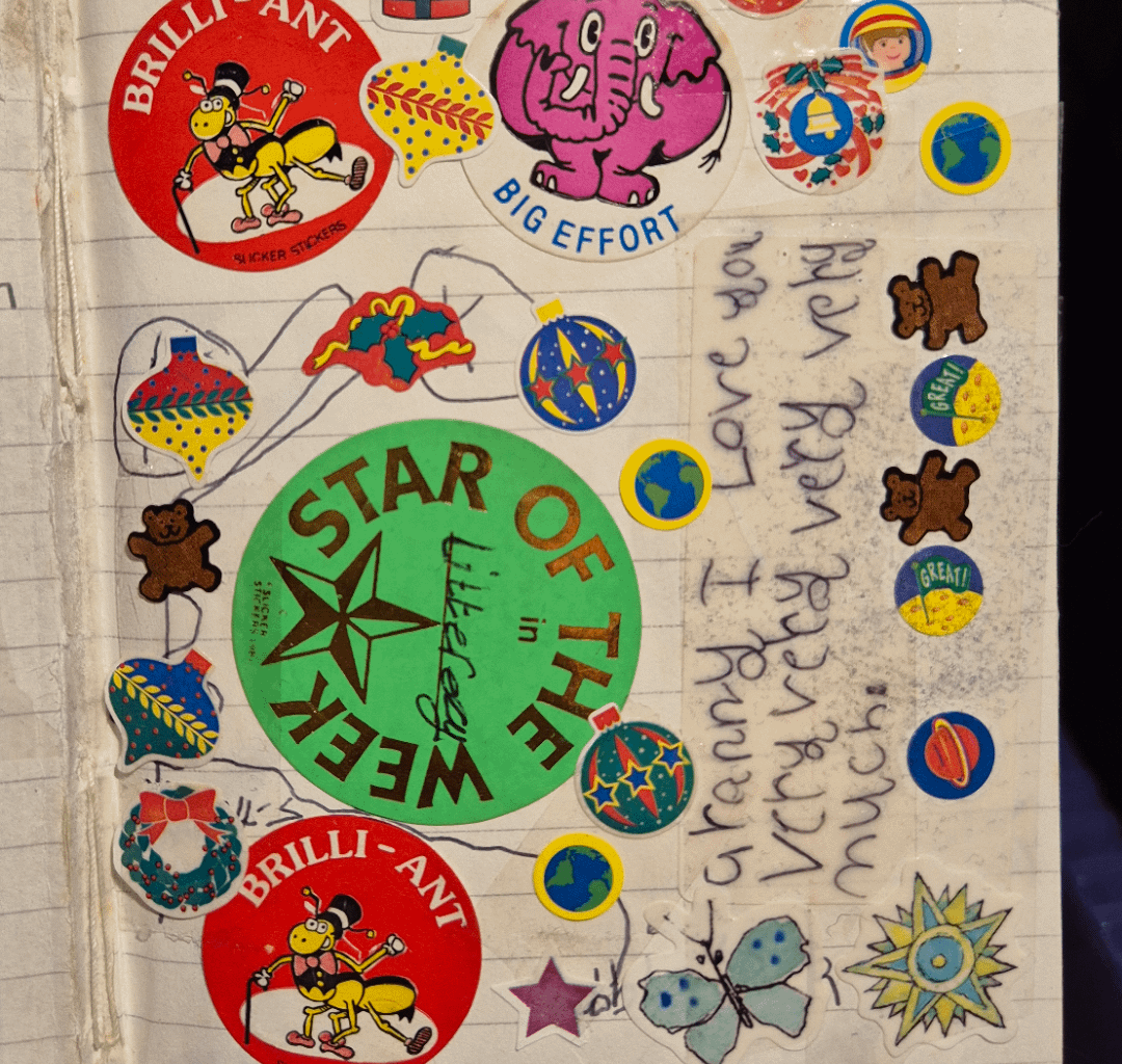 Do they still give out stickers in primary school?