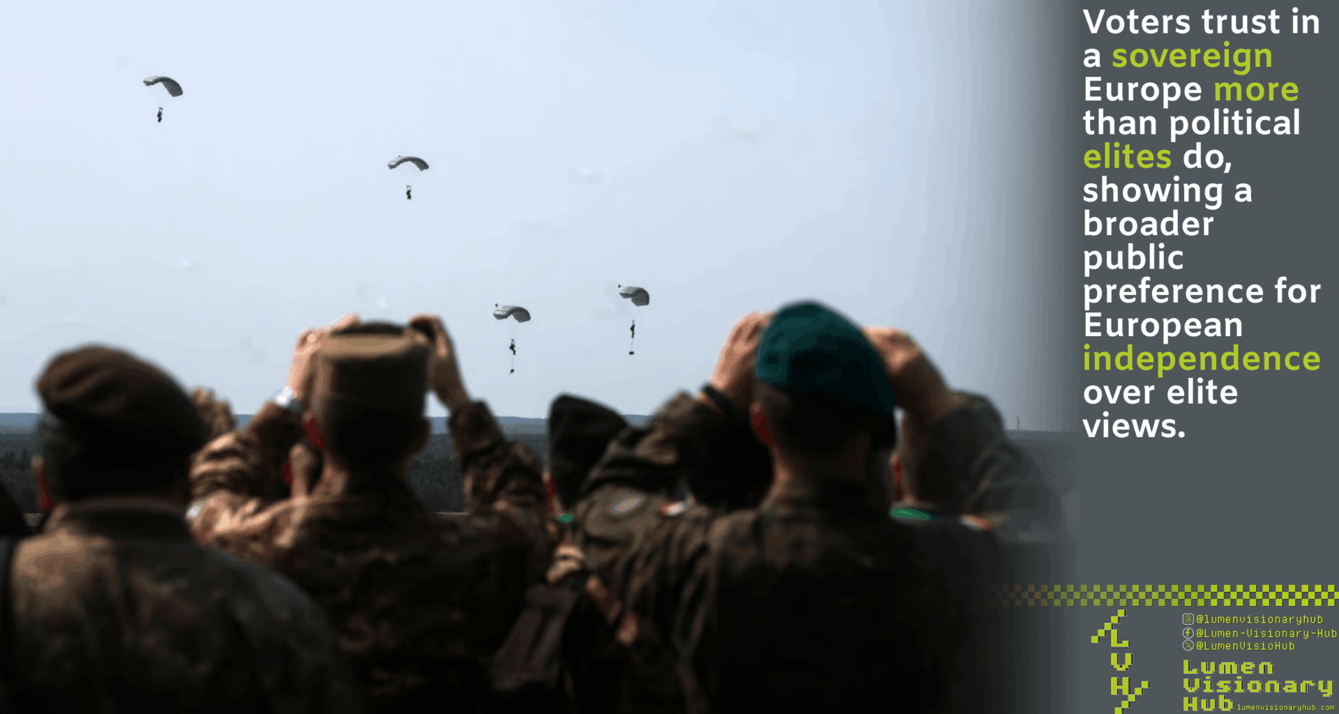 81% of Europeans now back a common defense policy. Even in Germany & Poland, support for a European army is rising. The Russia-Ukraine war and shaky U.S. leadership have shifted public opinion: sovereignty alone isn’t enough.

A new era of European security is being born.