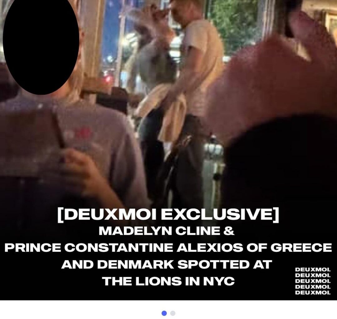 Prince Constantine Alexios of Greece spotted PDA-ing 🤣 with Outer Banks actress Madelyn Cline in NYC