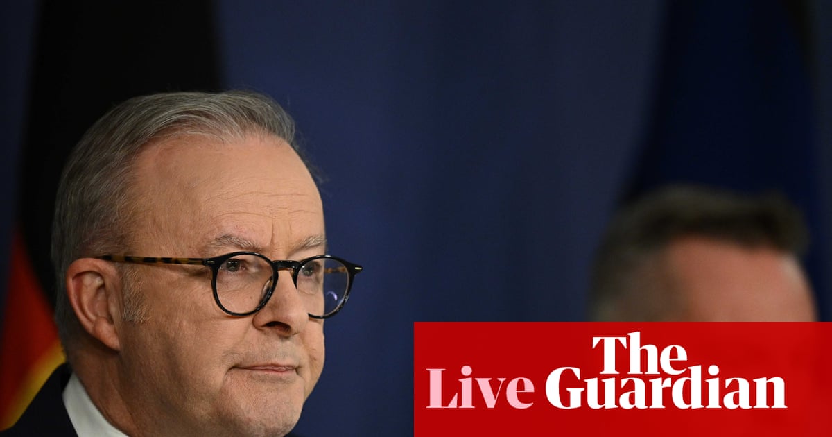 Australia news live: Labor unveils billions in new climate and energy funding as it sets ‘responsible’ 62-70% target to cut emissions | Australia news
