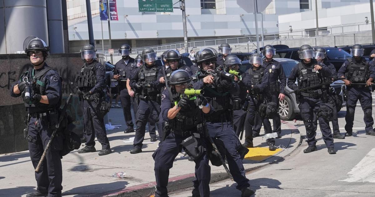 LA police fired over a thousand projectiles at protesters in a single day | Ap