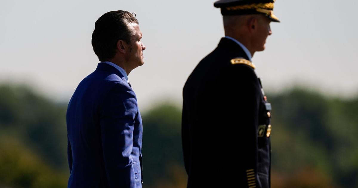 Hegseth abruptly summons top military commanders to a meeting in Virginia next week | National News