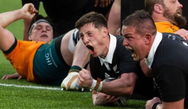 New Zealand rebounds from a Springboks shocker to beat Australia and retain the Bledisloe Cup | National Sports