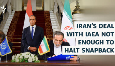 Iran's Deal With UN Nuclear Watchdog Not Enough To Halt Snapback