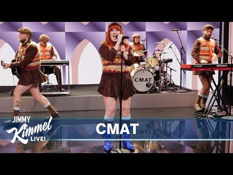 CMAT performs on Jimmy Kimmel Live!