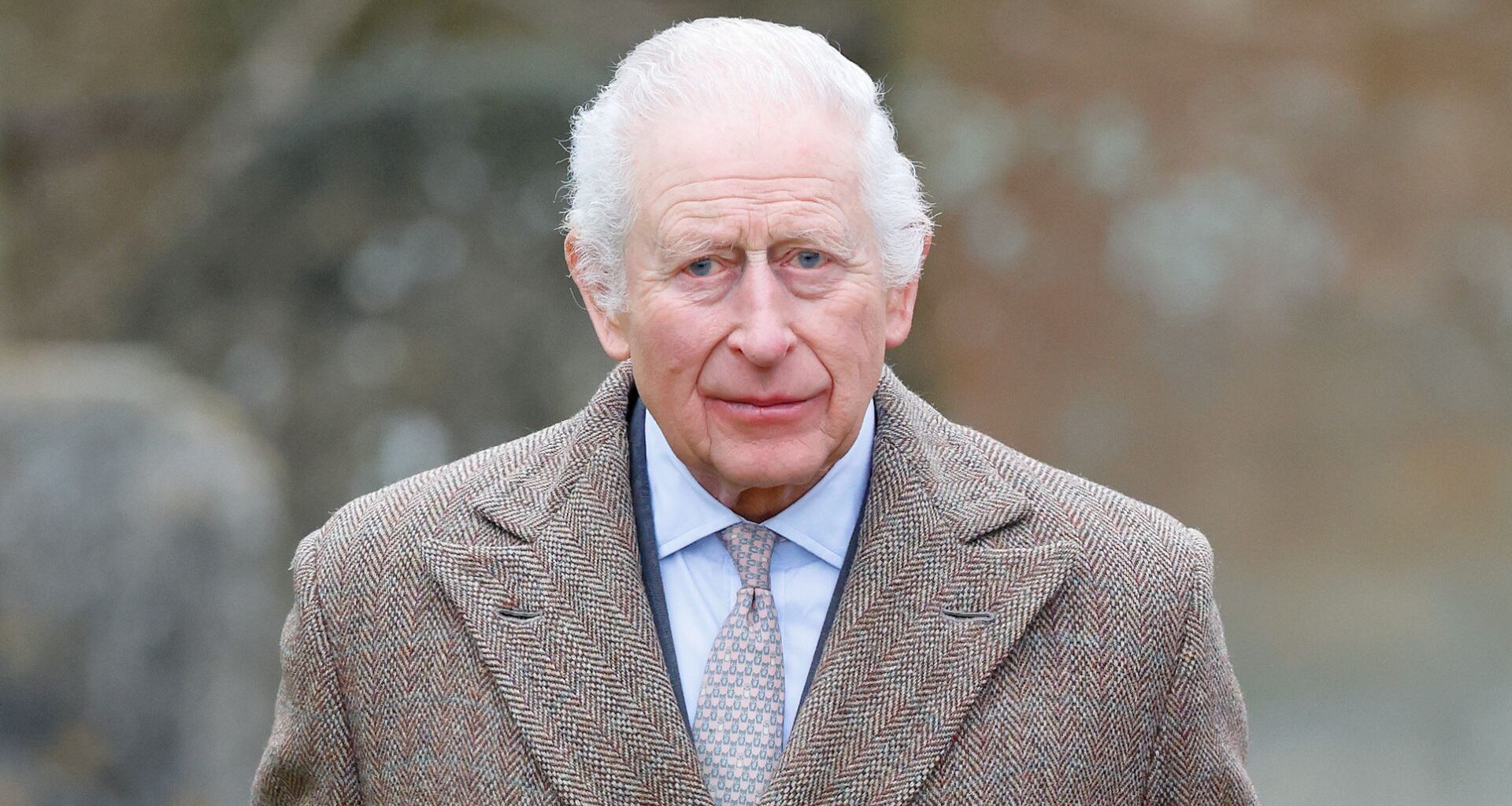 King Charles attending Sunday Service at Sandringham in 2025