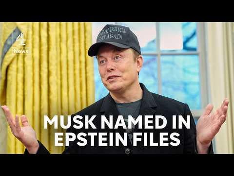 Elon Musk and Prince Andrew named in newly released Epstein files