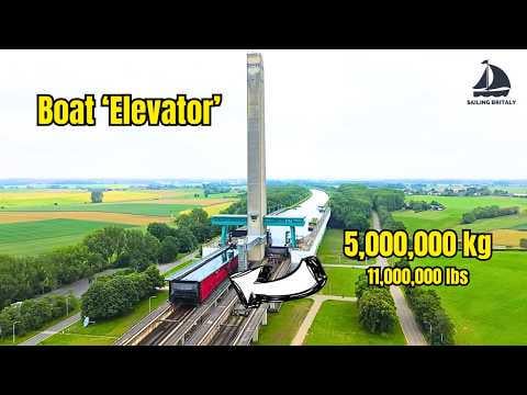 This is something for all Belgians to be proud of: The Ronquières Inclined Plane!
