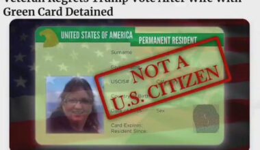 US Navy veteran now "100 percent" regrets his vote for Trump, after ICE detained his wife. She is now separated from her 4 kids and 5 grandkids. Locked up at an ICE concentration camp in Kentucky.