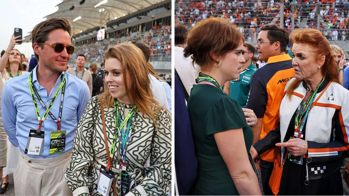 Princess Beatrice and Princess Eugenie enjoy royal outing with cousins as they attend Bahrain Grand Prix