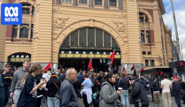 Live: Groups gather for four different protests around Australia