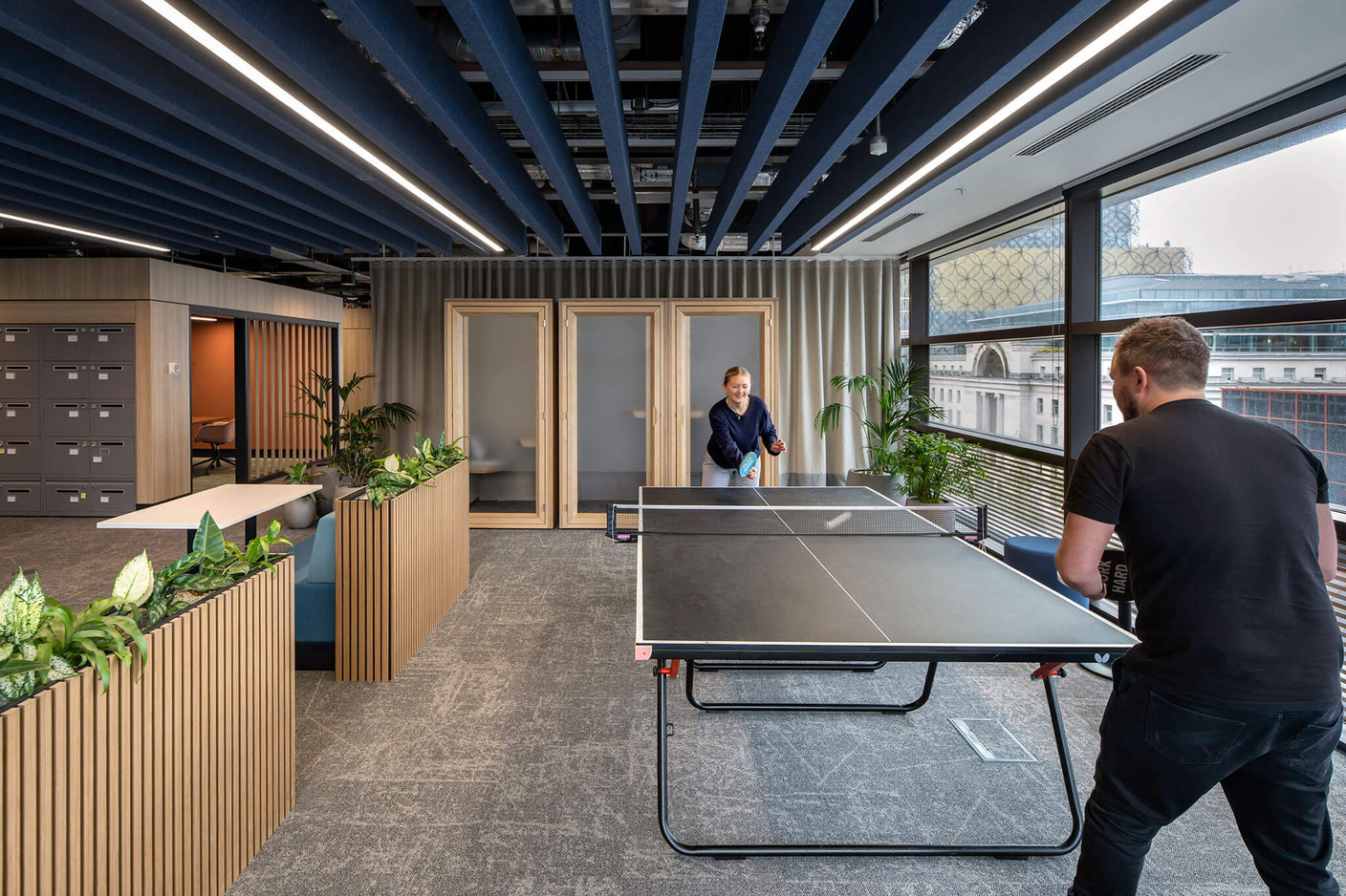 Espace de jeu chez JLL Birmingham. Tétris Luxembourg