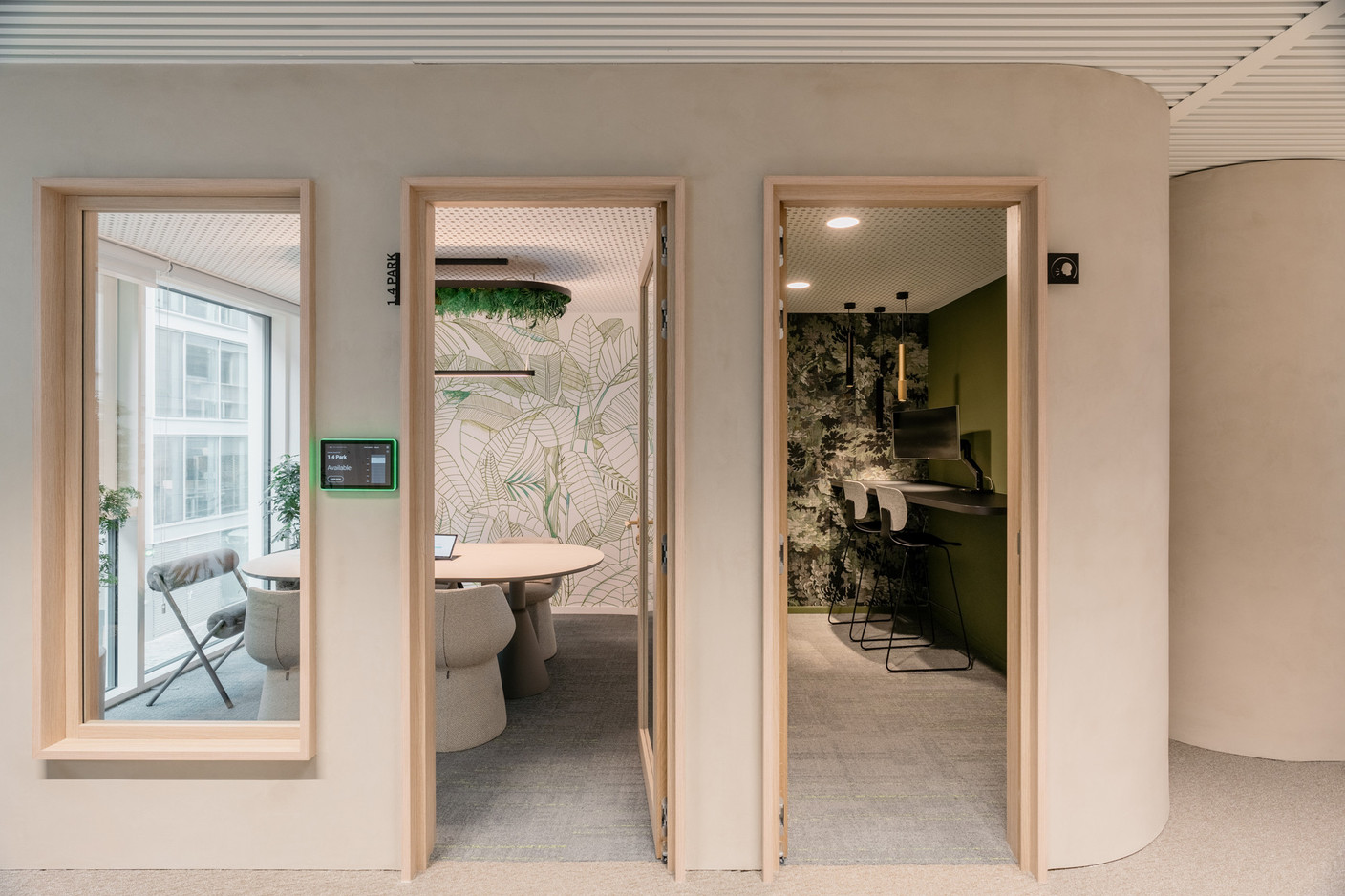 Salles de réunion chez JLL Bruxelles. Tétris Luxembourg