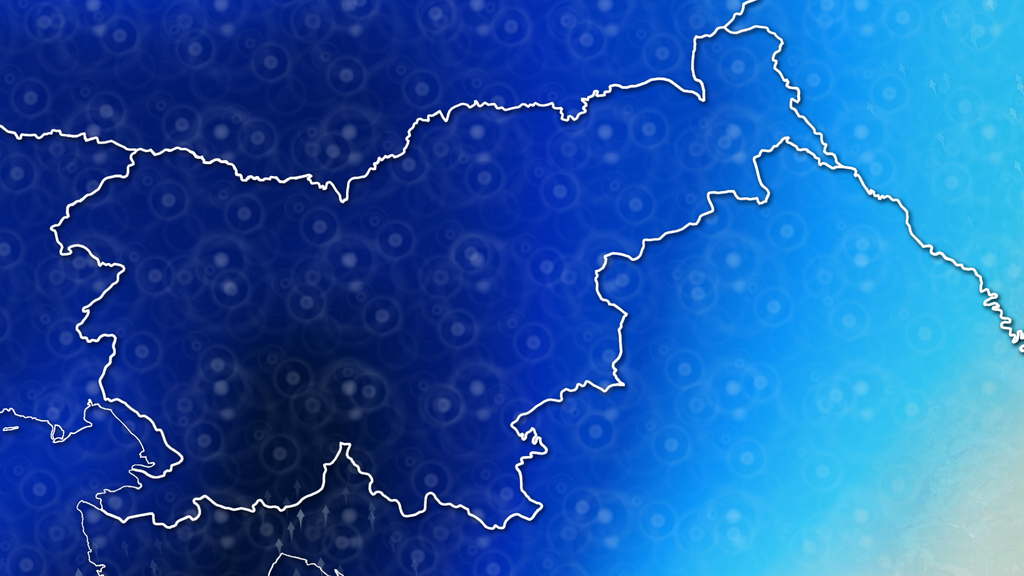 ANIMACIJA: Pred nami nevarno vremensko dogajanje, najhuje bo na Primorskem