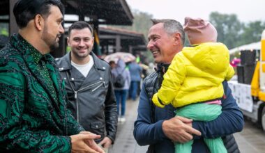 Širdį tirpdanti akimirka: Zuoko mažametės dukros gestas pavergė festivalio dalyvius
