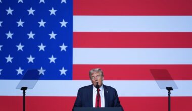 Trump returns to ’51st state’ rhetoric in speech to U.S. military officials - CTV News